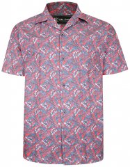 Kam Jeans P011 Premium Short sleeve Shirt Red