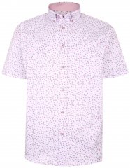 Kam Jeans P012 Premium Short sleeve Shirt Pink