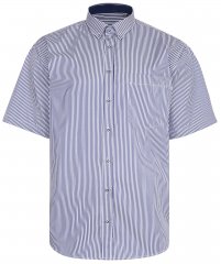 Kam Jeans 643 Premium Short Sleeve Shirt Navy