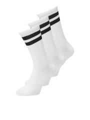 Jack & Jones Travis Teniške nogavice Bela 3-pack