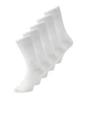 Jack & Jones Basic Teniške nogavice Bela 5-pack