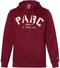 JP1880 Hoodie with Embroidery Aubergine Tall