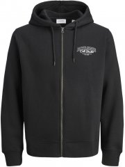 Jack & Jones Makoto Hoodie with Zipper Black