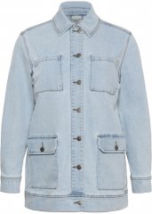 Kaffe Curve Ninna Casual Jacket Light Blue Washed