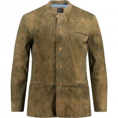 JP1880 Traditional Jacket Janker Goat Suede Brown