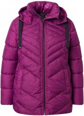Ulla Popken HYPRAR Water-Repellent Quilted Jacket Berry