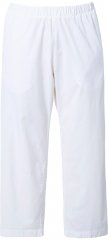 Ulla Popken Wide Leg Ruby Fit Stretch Chino Pants Snow White