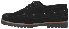 Jack & Jones Brooklyn Suede Boat Shoes Black