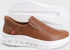 D555 Carlisle 1 D555 Kingsize Hands Free Shoes Dark Tan
