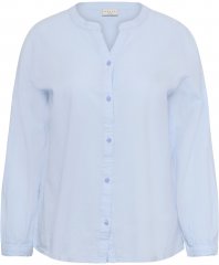 Kaffe Curve Nana Srajca z dolgimi rokavi Modra