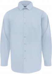 D555 Oliver Raztegljiva Srajca Z Dolgimi Rokavi Odporna Na Madeže Brez Likanja Nebesno Modra