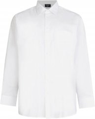 Espionage SH151 Long Sleeve Plain Collar Shirt White