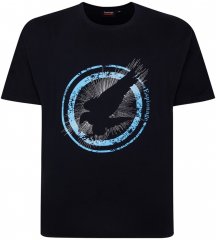 Espionage T434 Vintage Eagle Printed T-Shirt