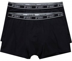 JP1880 Boxershorts Flexnamic 2-Pack Black