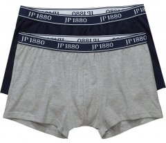 JP1880 Boxershorts Flexnamic 2-Pack Navy/Grey