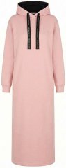Nora Mikken MARTINA Maxi Hoodie Dress Peach Whip