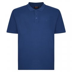Espionage P074C Polo Majica s Kratkimi Rokavi Temno Modra
