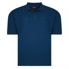 Espionage P074C Polo Majica s Kratkimi Rokavi Temna Petrolejska