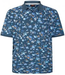 Espionage P221 polo majica s cvetličnim vzorcem