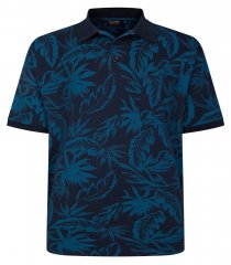 Espionage P222 Polo majica z listnim potiskom mornarska/teal