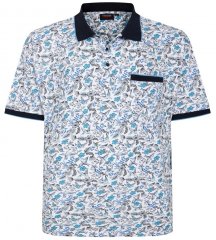 Espionage P224 polo majica s ptičjim vzorcem