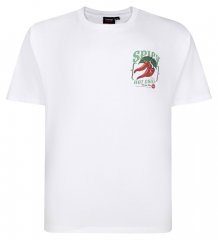 Espionage T457 Spicy Chilli Majica s potiskom bela
