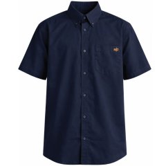 Motley Denim Zagreb Kratkorokavna srajca Mornarsko modra