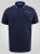 D555 Reid AOP Polo With Jacquard Collar, Pocket And Cuffs Mornarska - Polo majice - Moške Polo Majice za Močnejše Postave