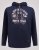 D555 Hector Adventurer Printed Zip Through Hoody Mornarska - Puloverji & jopice - Moški Puloverji & Jopice za Močnejše Postave