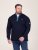 D555 Conway 2 1/4 Zip Neck Fleece Sweatshirt With Bear Logo Mornarska - Puloverji & jopice - Moški Puloverji & Jopice za Močnejše Postave