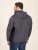 D555 Conrad Detachable Hood Bonded Fleece Zip Through Hoody TALL Mornarska - TALL puloverji - TALL puloverji in jopice s kapuco
