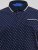 D555 Reid AOP Polo With Jacquard Collar, Pocket And Cuffs Mornarska - Polo majice - Moške Polo Majice za Močnejše Postave