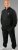 20 Nodi Mistral Tracksuit in Combed Fleece Cotton Black - Trenirke kompleti - Moške Trenirke kompleti za močnejše postave