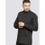 D555 Michael Couture Stretch Shirt Black - Srajce - Moške srajce za Močnejše Postave