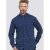 D555 Bainton Long Sleeve Shirt Navy - Srajce - Moške srajce za Močnejše Postave