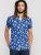 D555 BURLEY Palm Tree Print Shirt - Srajce - Moške srajce za Močnejše Postave