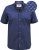 D555 Telford S/S Micro Ao Print Shirt Navy - Srajce - Moške srajce za Močnejše Postave