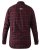 D555 Holton Dark Red Checked Flannel Shirt - Srajce - Moške srajce za Močnejše Postave