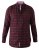 D555 Holton Dark Red Checked Flannel Shirt - Srajce - Moške srajce za Močnejše Postave