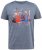 D555 Sharnbrook Electric Legends Guitar Print T-Shirt - Kratke Majice - Moške kratke majice za močnejše postave