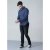 D555 Lavar Long Sleeve Diamond Printed Shirt - Srajce - Moške srajce za Močnejše Postave