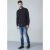 D555 Donnie Long Sleeve Jersey Shirt Black - Srajce - Moške srajce za Močnejše Postave