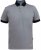 D555 Prinstead Pique Polo Shirt Grey - Polo majice - Moške Polo Majice za Močnejše Postave