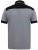 D555 Prinstead Pique Polo Shirt Grey - Polo majice - Moške Polo Majice za Močnejše Postave