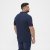 North Latitude Polo Navy Blue - Polo majice - Moške Polo Majice za Močnejše Postave