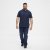 North Latitude Polo Navy Blue - Polo majice - Moške Polo Majice za Močnejše Postave