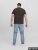 Jack & Jones STAR T-shirt Brown - Kratke Majice - Moške kratke majice za močnejše postave