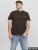 Jack & Jones STAR T-shirt Brown - Kratke Majice - Moške kratke majice za močnejše postave