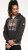 D555 KNEBWORTH Full Zip Hoody With Chest Print Black - Puloverji & jopice - Moški Puloverji & Jopice za Močnejše Postave