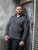 D555 Conrad Detachable Hood Bonded Fleece Zip Through Hoody TALL Mornarska - TALL puloverji - TALL puloverji in jopice s kapuco